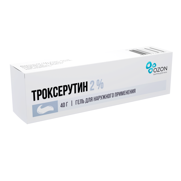 Троксерутин гель для наружного применения 2% x 40г №1 фото в интернет-аптеке "Фармсервис" Троксерутин гель для наружного применения 2% x 40г №1 фото в интернет-аптеке "Фармсервис"