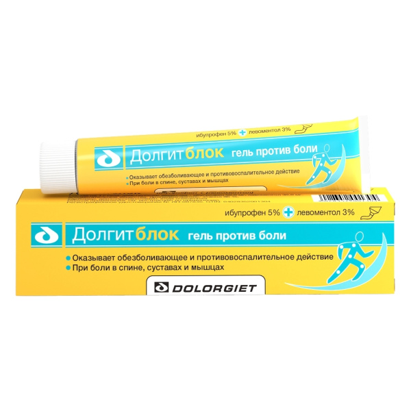 Долгитблок гель для наружного применения 5%+3% x 150г №1 фото в интернет-аптеке "Фармсервис"