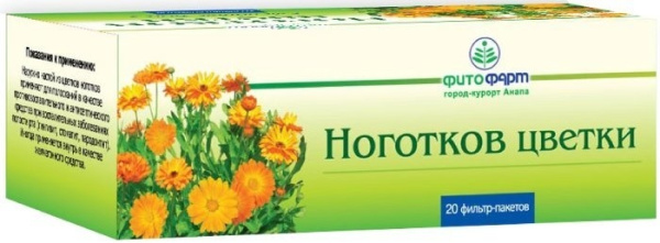 Ноготков цветки цветки-порошок 1.5г №20 фото в интернет-аптеке "Фармсервис"