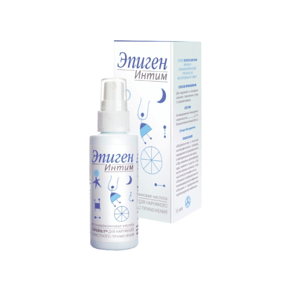 Эпиген Интим спрей для местного и наружного применения 0.1% x 15мл №1 фото в интернет-аптеке "Фармсервис"