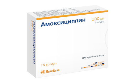 Амоксициллин капсулы 500мг №16 детальное фото в интернет-аптеке "Фармсервис"