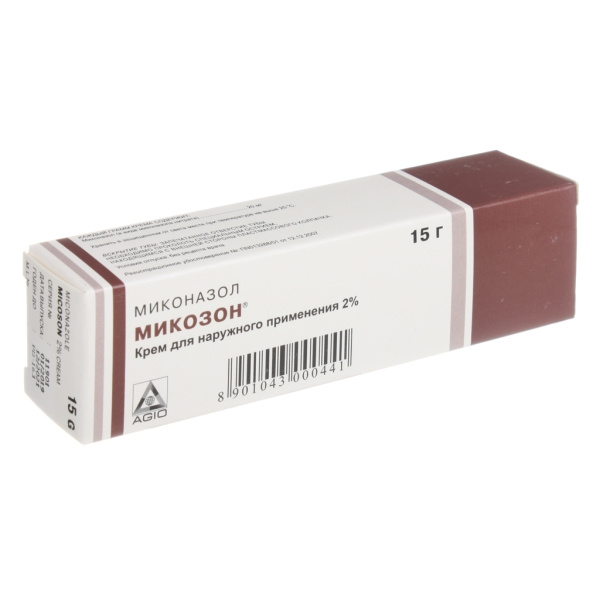 Микозон крем для наружного применения 2% x 15г №1 фото в интернет-аптеке "Фармсервис"