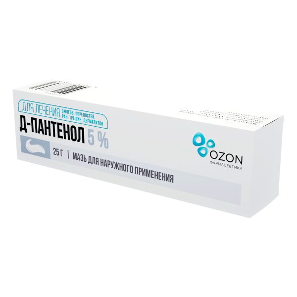 Д-Пантенол мазь для наружного применения 5% x 25г №1 фото в интернет-аптеке "Фармсервис"