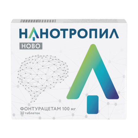 Нанотропил ново таблетки 100мг №30 детальное фото в интернет-аптеке "Фармсервис"