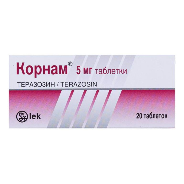 Корнам таблетки 5мг №20 фото в интернет-аптеке "Фармсервис" Корнам таблетки 5мг №20 фото в интернет-аптеке "Фармсервис"