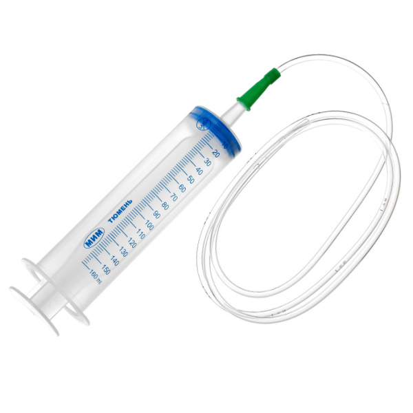 Шприц Жане 150мл (3-х комп.) с наконечником для катет. насадки фото в интернет-аптеке "Фармсервис"