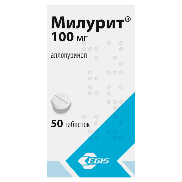 Милурит таблетки 100мг №50 фото в интернет-аптеке "Фармсервис" Милурит таблетки 100мг №50 фото в интернет-аптеке "Фармсервис"