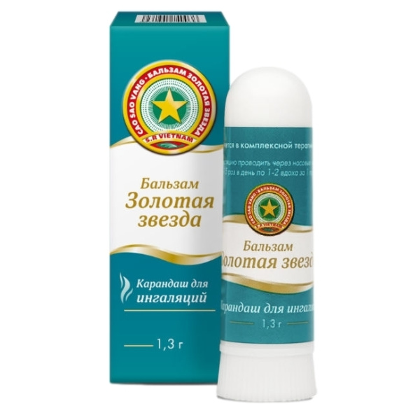 Бальзам Золотая звезда карандаш лекарственный x 1.3г №1 фото в интернет-аптеке "Фармсервис"