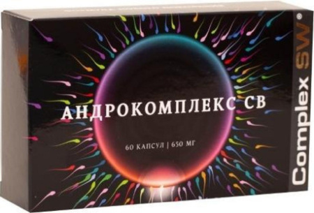 Андрокомплекс СВ капс. №60 детальное фото в интернет-аптеке "Фармсервис"