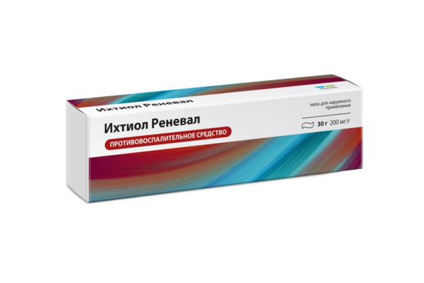 Ихтиол Реневал мазь для наружного применения 200мг/г x 30г №1 фото в интернет-аптеке "Фармсервис"
