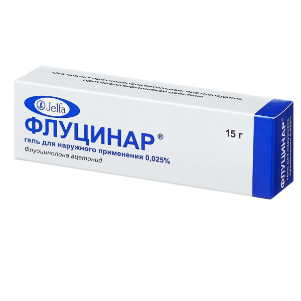 Флуцинар гель для наружного применения 0.025% x 15г №1 фото в интернет-аптеке "Фармсервис" Флуцинар гель для наружного применения 0.025% x 15г №1 фото в интернет-аптеке "Фармсервис"