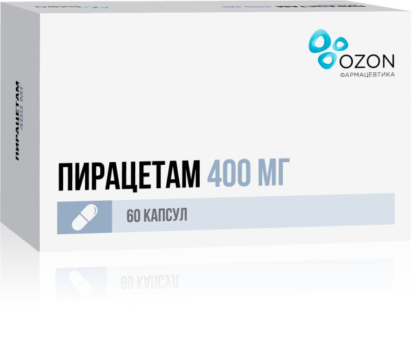 Пирацетам капсулы 400мг №60 фото в интернет-аптеке "Фармсервис"