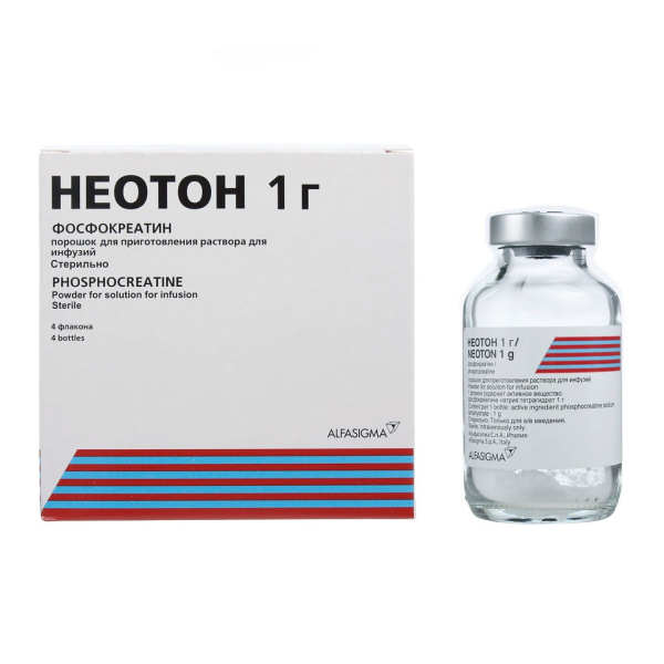 Неотон порошок для приготовления раствора для инфузий 1г x 1г №4 фото в интернет-аптеке "Фармсервис"