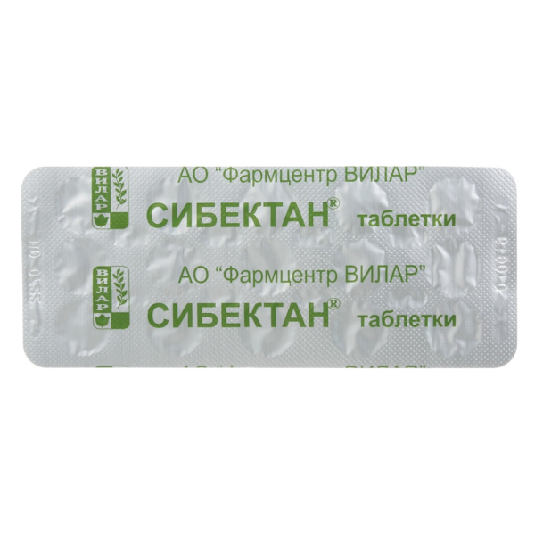 Сибектан таблетки  №30 фото в интернет-аптеке "Фармсервис"