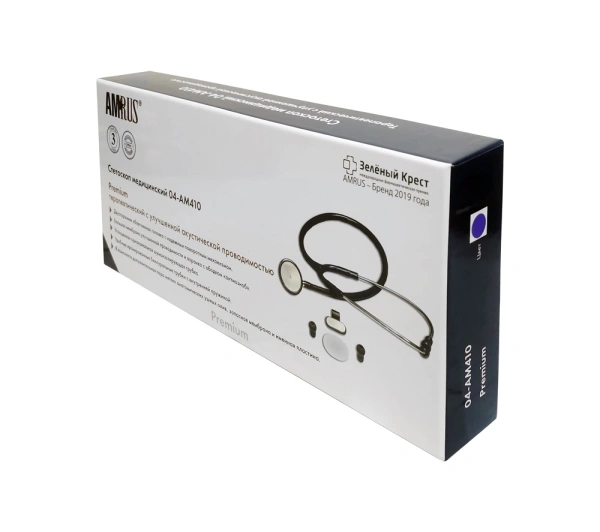 Стетоскоп AMRUS 04-АМ410 PREMIUM синий фото в интернет-аптеке "Фармсервис" Стетоскоп AMRUS 04-АМ410 PREMIUM синий фото в интернет-аптеке "Фармсервис"