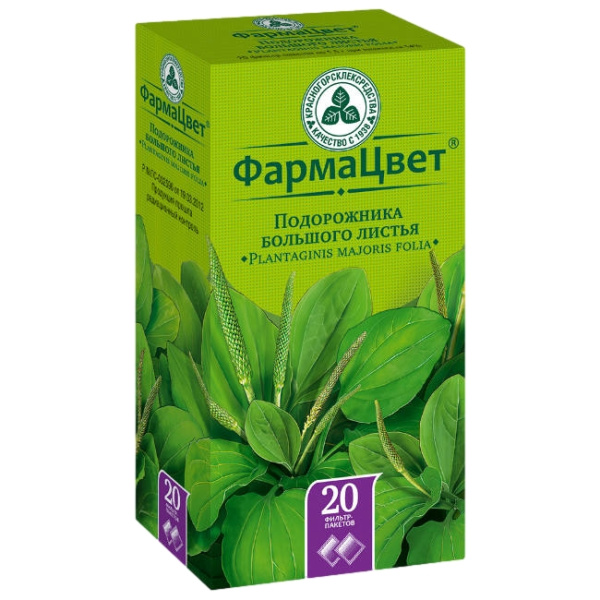 Подорожника большого листья листья-порошок 1.5г №20 фото в интернет-аптеке "Фармсервис"