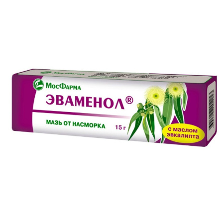 Эваменол мазь назальная 1%+1% x 15г №1 детальное фото в интернет-аптеке "Фармсервис"