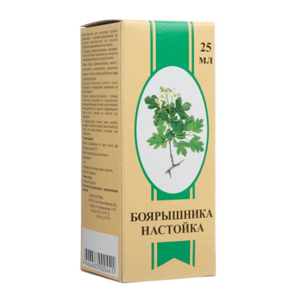 Боярышника настойка настойка 100г/л x 25мл №1 фото в интернет-аптеке "Фармсервис" Боярышника настойка настойка 100г/л x 25мл №1 фото в интернет-аптеке "Фармсервис"