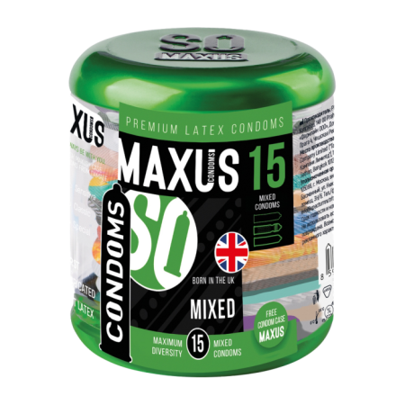 Презерватив MAXUS Mixed (набор) №15 детальное фото в интернет-аптеке "Фармсервис"