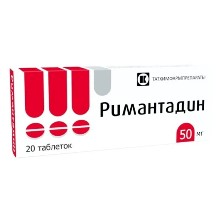 Римантадин таблетки 50мг №20 детальное фото в интернет-аптеке "Фармсервис"