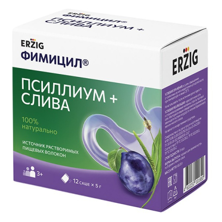 Псиллиум+слива детальное фото в интернет-аптеке "Фармсервис"