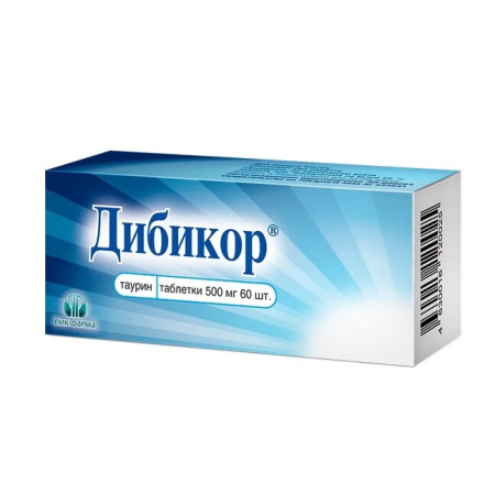 Дибикор таблетки 500мг №60 детальное фото в интернет-аптеке "Фармсервис"
