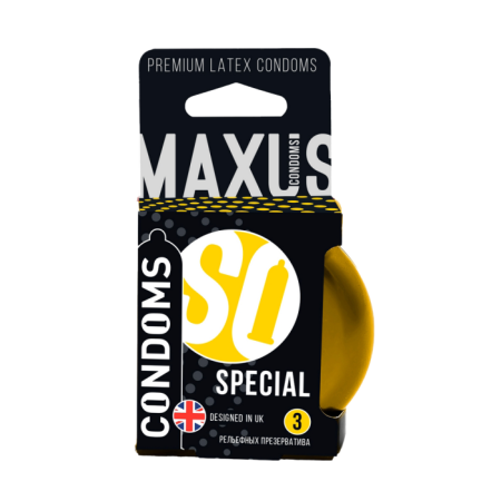 Презерватив MAXUS Special (точечно-ребристые) №3 детальное фото в интернет-аптеке "Фармсервис"