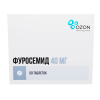 Фуросемид таблетки 40мг №50 детальное фото в интернет-аптеке "Фармсервис"