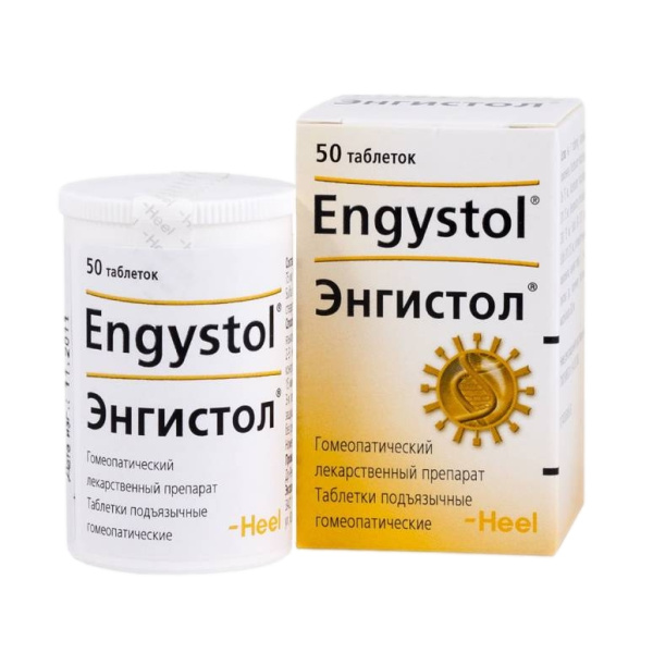 Энгистол таблетки подъязычные гомеопатические  №50 фото в интернет-аптеке "Фармсервис"
