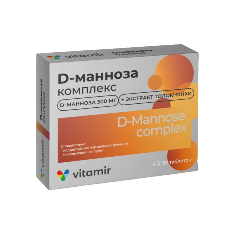 Комплекс D-манноза таб. №30 детальное фото в интернет-аптеке "Фармсервис"