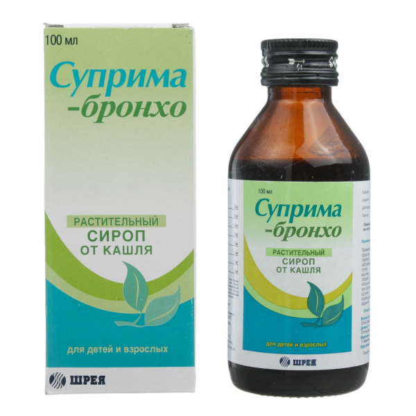 Суприма-Бронхо сироп x 100мл №1 фото в интернет-аптеке "Фармсервис" Суприма-Бронхо сироп x 100мл №1 фото в интернет-аптеке "Фармсервис"