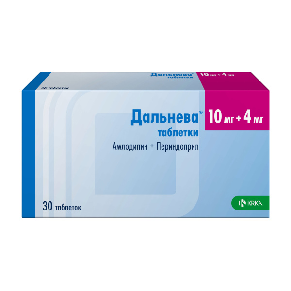 Дальнева таблетки 10мг+4мг №30 фото в интернет-аптеке "Фармсервис" Дальнева таблетки 10мг+4мг №30 фото в интернет-аптеке "Фармсервис"