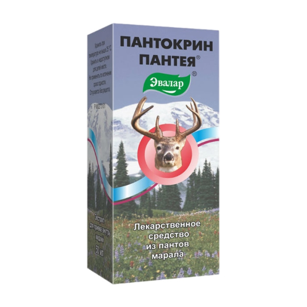 Пантокрин Пантея экстракт для приема внутрь [жидкий] 120г/1000мл x 50мл №1 фото в интернет-аптеке "Фармсервис"