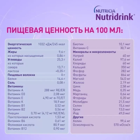 Смесь питательная  Nutridrink Compact Protein охлаждающий фруктово-ягодный вкус  (Нутриция)  125мл №4 детальное фото в интернет-аптеке "Фармсервис"