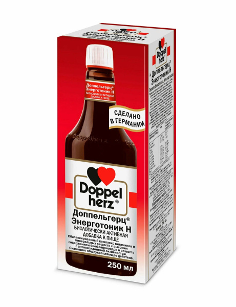 Доппельгерц Энерготоник Н флакон (эликсир орал.) 250мл фото в интернет-аптеке "Фармсервис"