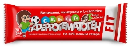 Феррогематоген Fit пастилки жевательные  50г детальное фото в интернет-аптеке "Фармсервис"