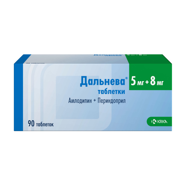 Дальнева таблетки 5мг+8мг №90 фото в интернет-аптеке "Фармсервис" Дальнева таблетки 5мг+8мг №90 фото в интернет-аптеке "Фармсервис"