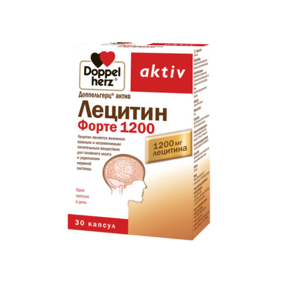 Доппельгерц Актив Лецитин Форте 1200 капсулы №30 фото в интернет-аптеке "Фармсервис"