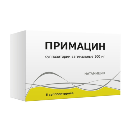 ПРИМАЦИН суппозитории вагинальные 100мг №6 детальное фото в интернет-аптеке "Фармсервис"
