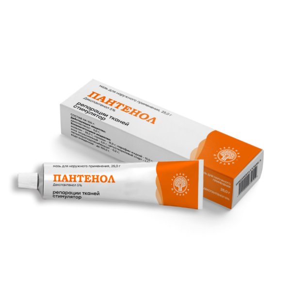 Пантенол мазь для наружного применения 5% x 25г №1 фото в интернет-аптеке "Фармсервис"