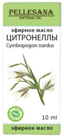 Масло эфирное PELLESANA цитронеллы 10мл детальное фото в интернет-аптеке "Фармсервис"