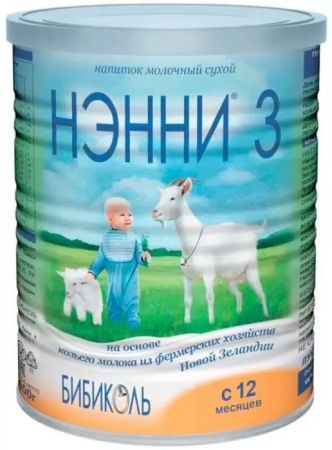 Смесь молочная НЭННИ-3 на козьем молоке (с 12мес.) 800г детальное фото в интернет-аптеке "Фармсервис"