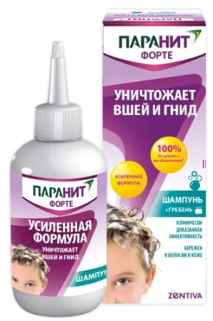 Паранит шампунь 200мл (педикулицидное средство) + расческа детальное фото в интернет-аптеке "Фармсервис"
