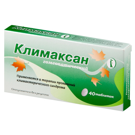 Климаксан гомеопатический таблетки гомеопатические  №40 детальное фото в интернет-аптеке "Фармсервис"