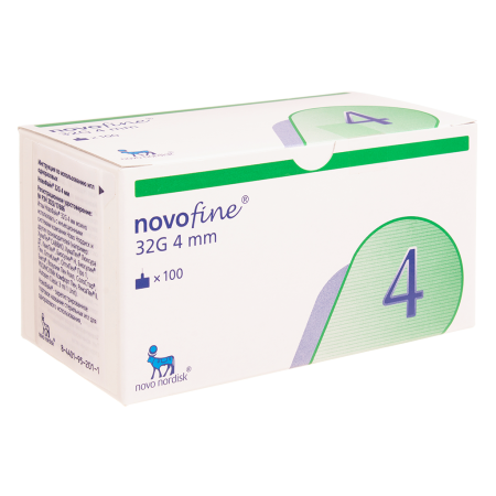 Игла Новофайн для шприц ручки G32 4мм №100 детальное фото в интернет-аптеке "Фармсервис"