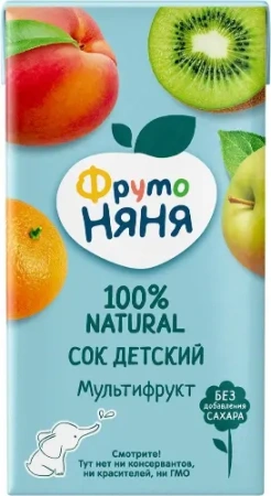 Сок ФРУТОНЯНЯ мультифруктовый 500мл детальное фото в интернет-аптеке "Фармсервис"
