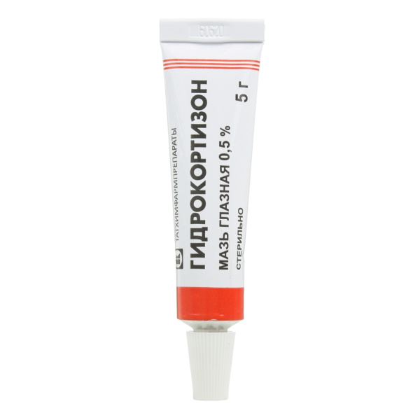 Гидрокортизон мазь глазная 0.5% x 5г №1 фото в интернет-аптеке "Фармсервис"