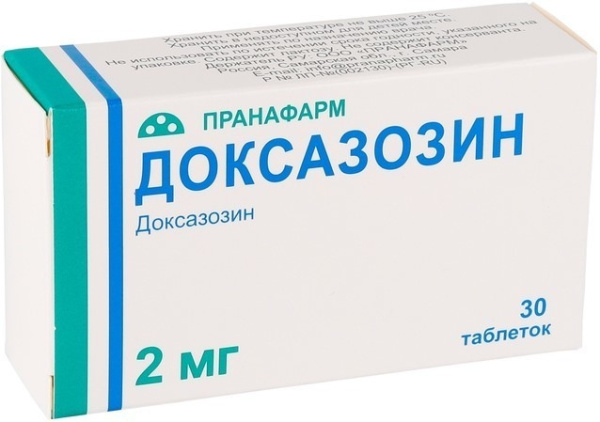 Доксазозин таблетки 2мг №30 фото в интернет-аптеке "Фармсервис"