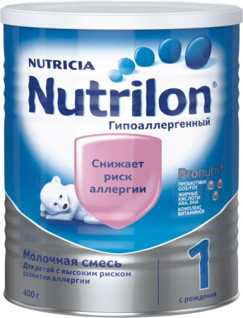 Смесь молочная НУТРИЛОН-1 гипоаллергенный (с рожден.) 400г детальное фото в интернет-аптеке "Фармсервис"