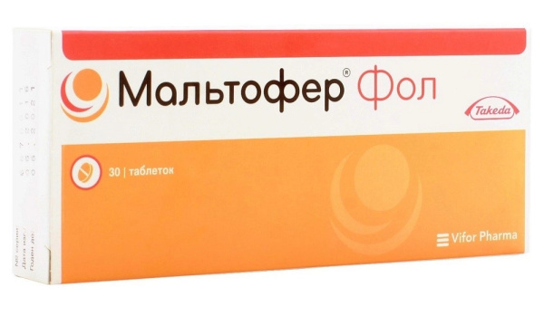 Мальтофер Фол таблетки жевательные 100мг+350мкг №30 фото в интернет-аптеке "Фармсервис"